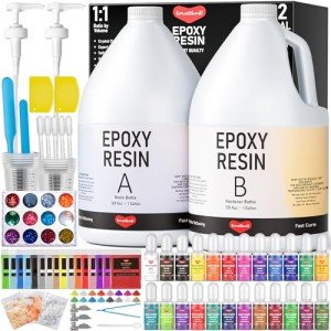 Smallbudi 2 Gallon Epoxy Resin Kit Essentials