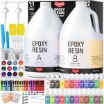 Smallbudi 2 Gallon Epoxy Resin Kit Essentials