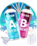 Crystal Clear Epoxy Resin Kit for DIY Art
