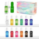 Vibrant 12-Color Epoxy Resin Pigment Set