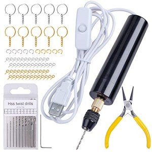 Electric Resin Drill Kit with 74 Pcs Supplies