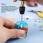 Electric Resin Drill Kit with 74 Pcs Supplies
