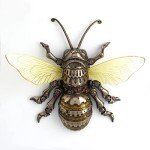 Steampunk Bumblebee Resin Wall Art Sculpture