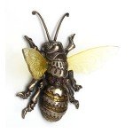 Steampunk Bumblebee Resin Wall Art Sculpture