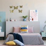 Rustic Gold Butterfly Wall Art Set - 5 Pieces