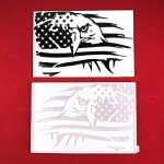 American Flag Eagle Wall Art Resin Mold