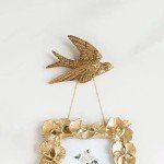 Resin Swallow Birds Wall Art Set (2 Pcs)