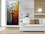 Life Tree Large Vertical Resin Wall Art