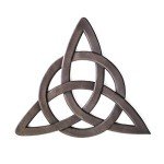 Celtic Trinity Knot Resin Art for Home Decor