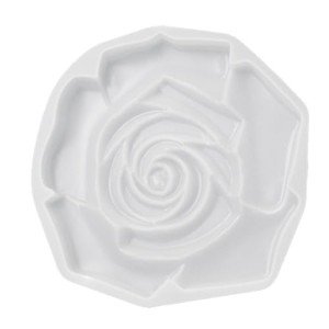 Rose-Shaped Silicone Tray and Coaster Molds