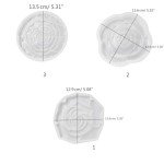 Rose-Shaped Silicone Tray and Coaster Molds