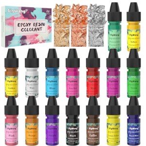 16 Translucent Epoxy Resin Pigments for DIY Jewelry