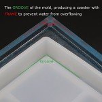 3 Pack Silicone Coaster Molds for Resin Crafting