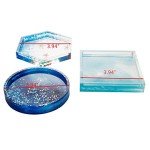 3 Pack Silicone Coaster Molds for Resin Crafting