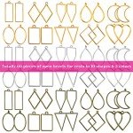 60Pcs Open Bezels for Resin Jewelry Making