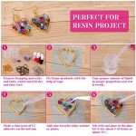 60Pcs Open Bezels for Resin Jewelry Making