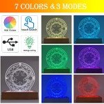 Colorful LED Light Display Base for Resin Art