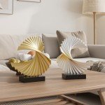 Ocean Wave Resin Sculpture - Modern Home Decor