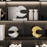 Ocean Wave Resin Sculpture - Modern Home Decor