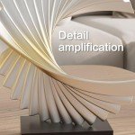 Ocean Wave Resin Sculpture - Modern Home Decor