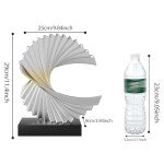 Ocean Wave Resin Sculpture - Modern Home Decor