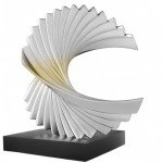 Ocean Wave Resin Sculpture - Modern Home Decor
