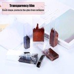 51 PCS Colorful Wooden Pieces for Resin Crafts