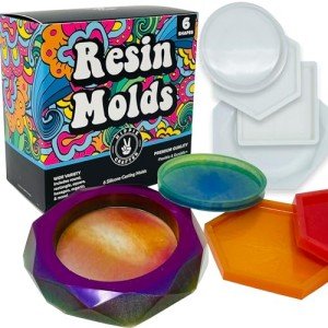 Silicone Mold Set for Resin Ashtrays & Trays