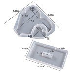 Heart-Shaped Resin Photo Frame Molds for DIY