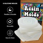 Silicone Mold Set for Resin Ashtrays & Trays