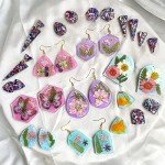 Resin Earrings Molds Kit - 171 Pieces, Assorted Shapes
