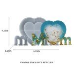 DIY Mom-Shaped Resin Photo Frame Mold