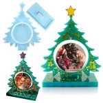 Large Christmas Tree Resin Photo Frame Mold