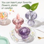 Mushroom Shaped Resin Molds for Unique Vases