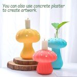 Mushroom Shaped Resin Molds for Unique Vases