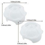 2PCS Flower Bowl Resin Mold Set for DIY