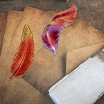 3PCS 3D Feather Silicone Mold for Art Crafts