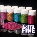 15 Colors Holographic Fine Glitter for Crafts
