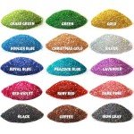 15 Colors Holographic Fine Glitter for Crafts