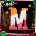 LEOBRO Iridescent White Glitter for Crafts 150G