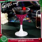 LEOBRO Iridescent White Glitter for Crafts 150G