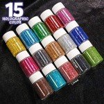 15 Colors Holographic Fine Glitter for Crafts