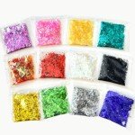 Iridescent Holographic Glitter Flakes for Resin Art