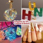 LEOBRO 41PCS Extra Fine Glitter Resin Kit