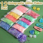 LEOBRO 41PCS Extra Fine Glitter Resin Kit