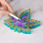 Maple Leaf Epoxy Resin Mold Kit with Sequins