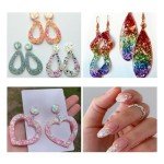 40-Color Holographic Glitter Mix for Crafting