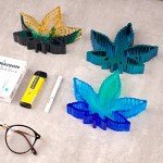 Maple Leaf Epoxy Resin Mold Kit with Sequins