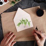 42 Dried Pressed Flowers and Leaves Set