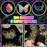 300 PCS Holographic DIY Resin Art Stickers